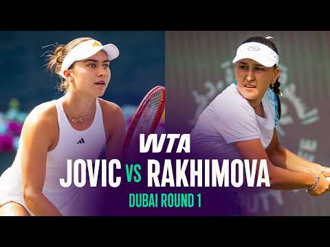 Iva Jovic vs. Kamilla Rakhimova | 2026 Dubai Round 1 | WTA Match Highlights