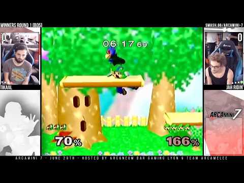 Arcamini 7 - WINNERS ROUND 1 - Tikaal (Falco) VS Jah Ridin' (Luigi)