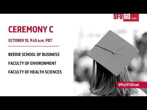 SFU Convocation October 2025 - Ceremony C
