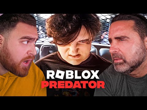KRANK! LosPollosTV und Papa reagieren auf Roblox Predator, der merkt, dass er erwischt wurde