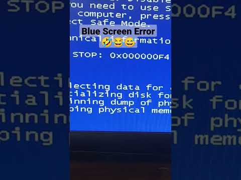 Computer 💻 Blue Screen Error Sollution Available🤣😂🖥️🤳🏻#bluescreenerror #blue #computer #laptop