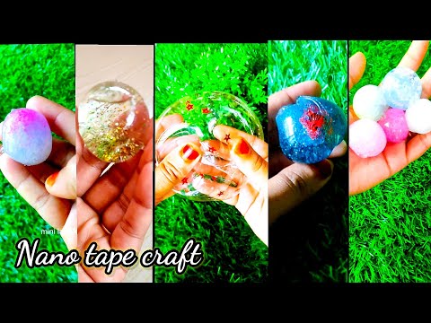 DIY/squishy with nano tape/#nanotape#tapeball