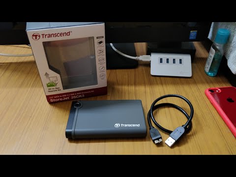 Transcend 2.5 inch HDD or SSHD or SSD Enclosure