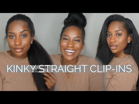 THE BEST CLIP INS FOR STRAIGHT NATURAL HAIR | Better...