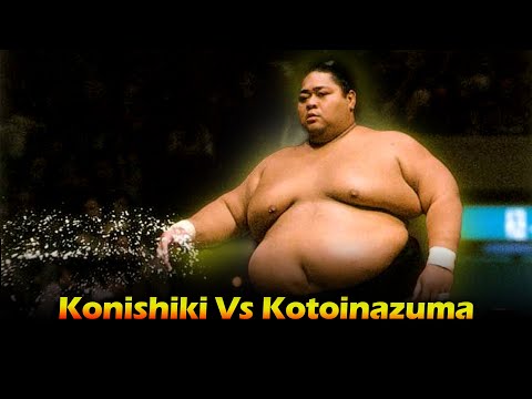 Konishiki vs Kotoinazuma | When Giants Collide in the Dohyo!