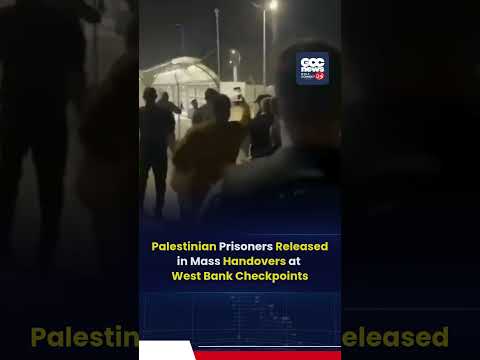 Palestinian Prisoners Released: Emotional Handovers Across West Bank Checkpoints