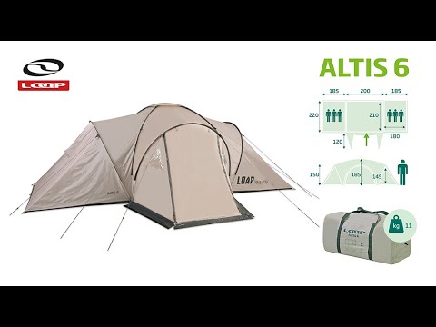 LOAP ALTIS 6 - stan pro 6 osob / tent for 6 persons | www.loap.cz