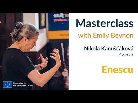 SFOA 2022 Masterclass with Emily Beynon - Nikola Kanuščáková (Enescu)