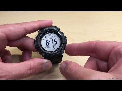 Casio Illuminator QW-3502 | All Settings