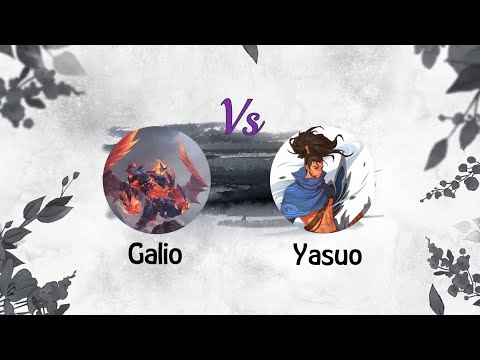 Galio vs Yasuo Mid Lane / League of Legends : Wild Rift
