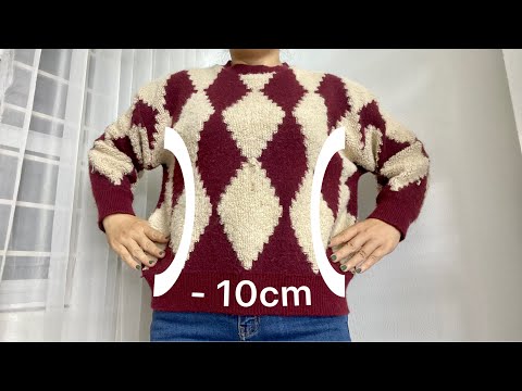 🔥 Great tips to reduce size, shrink sweaters in just 5 minutes