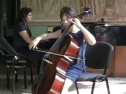 Micòl saggio di violoncello 2014