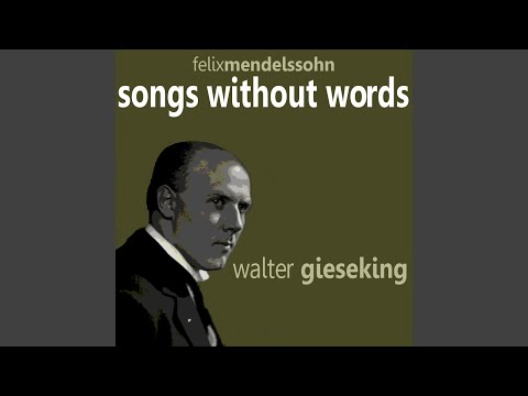 Songs Without Words: No. 29 in A Minor, Op. 62 No. 5