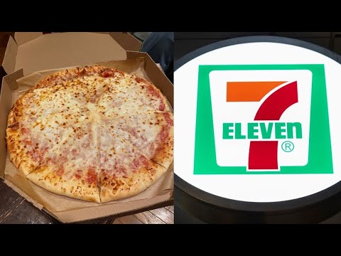 7 Eleven Pizza Review | 7 Eleven Take and Bake Pizza