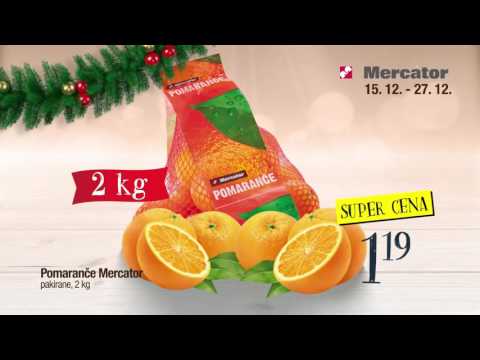 Super ponudba iz Mercatorjevega letaka 15. - 27. 12. 2016