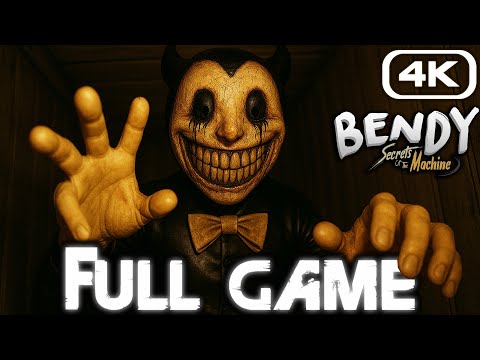 BENDY SECRETS OF THE MACHINE Gameplay Walkthrough FULL GAME (4K 60FPS) No Commentary