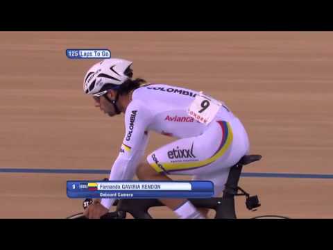 Men's Omnium - Points Race - 2016 UCI Track Cycling World Championships