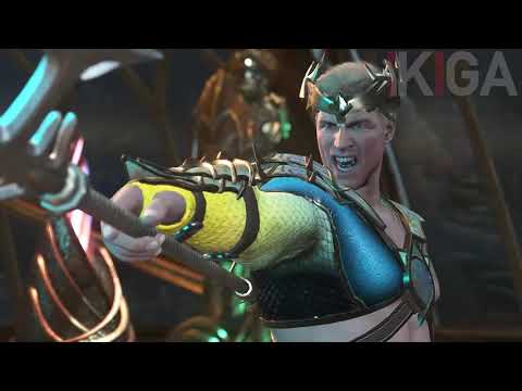 SCARECROW VS AQUAMAN JUSTICE LEAGUE ALL DIALOGUES QUOTE INJUSTICE 2 2020