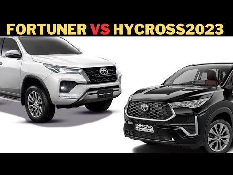 Toyota Innova Hycross vs Toyota Fortuner. 7-seater SUVs comparison. Innova better option?