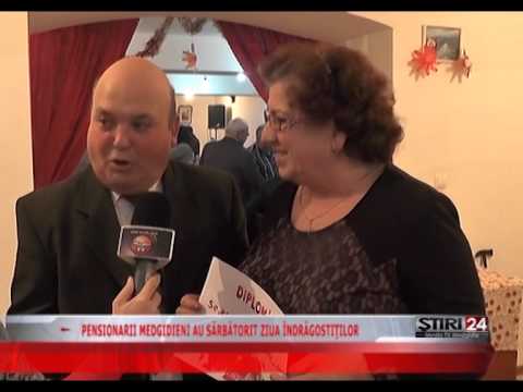 PENSIONARII MEDGIDIENI AU SĂRBĂTORIT ZIUA ÎNDRĂGOSTIŢILOR 12 02 2015 Media TV Medgidia