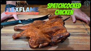 Spatchcock Chicken Perfection on the Ninja FlexFlame (featuring the ThermoPro TempSpike Plus)