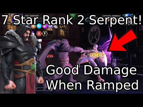 7 Star Rank 2 Serpent Damage Output! (And Suicides) | Marvel Contest Of Champions