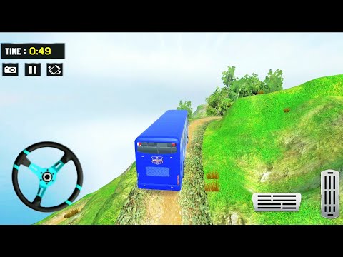 Police Bus Prisoners Transport Simulator - Offroad Police Bus Danger Driving - Android Gameplay