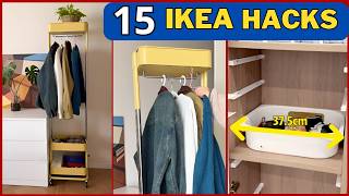 TOP 15 IKEA HACKS fáciles y funcionales | ideas bonitas y prácticas