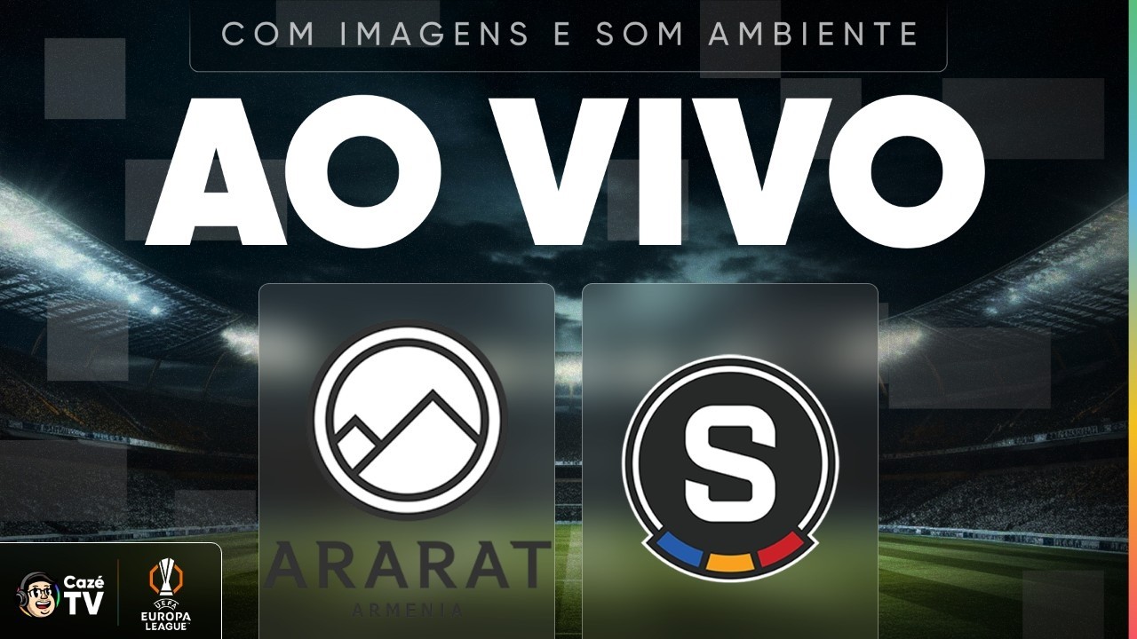 JOGO COMPLETO (SOM AMBIENTE): ARARAT-ARMENIA X SPARTA PRAHA | EUROPA LEAGUE 26/27 | 1ª RODADA