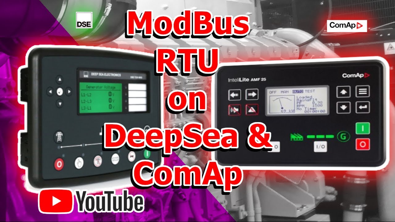 MODBus RTU w/ DeepSea and ComAp
