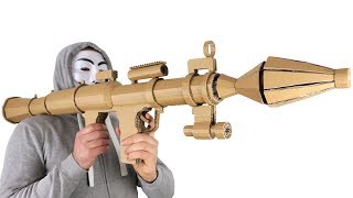 How To Make Cardboard RPG Rocket Launcher