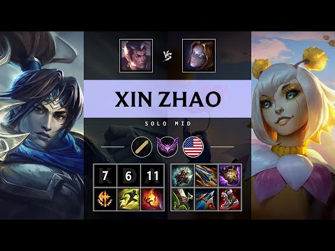 Xin Zhao Mid vs Orianna - NA Master Patch 25.17