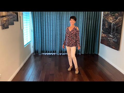 Sweet Nothing line dance demonstration and tutorial by Stephie