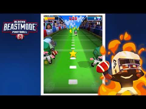 Marshawn Lynch Blocky Football Video