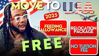 8 Ways to Move to USA for Free in 2025! | Scholarships | Fellowships | Internships