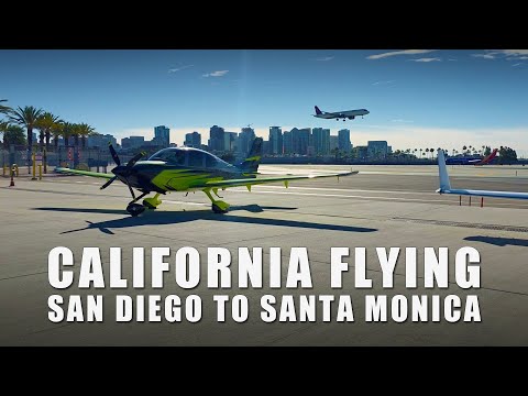 San Diego to Santa Monica | Flying The California Coast in a Cirrus | KSAN to KSMO
