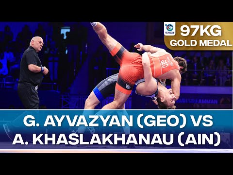 Gor AYVAZYAN (GEO) vs. Abubakar KHASLAKHANAU (AIN) | U20 World Championships 2023 | Gold Medal | GR