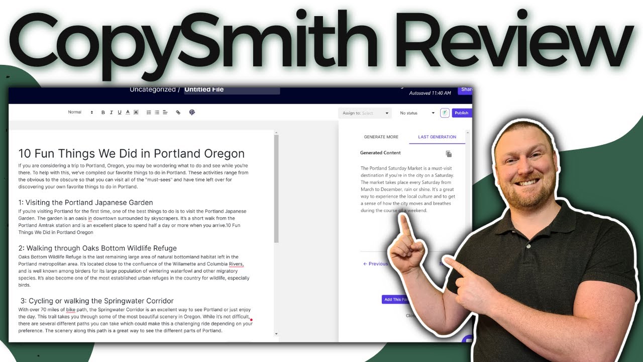 Copysmith AI Review: Full Demo and Tutorial