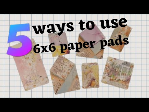 🎨✨ Chop It Up! 5 Cute & Fun Ways to Use Your 6x6 Paper Pads & Scraps! 📜💖