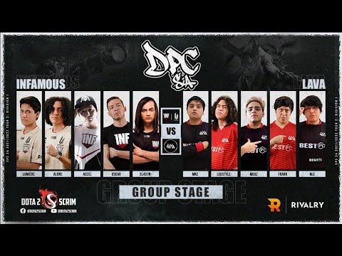Infamous vs Lava - DPC SA 2021/22 Tour 2: Division I - Group Stage - B03