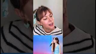 Lenka reaction Danielle New Jeans singing The Show!! #cover #newjeans #reaction #kpop #lenkamusic