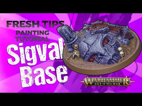 Sigvald the Magnificent (base) Age of Sigmar Fresh Tips miniature painting tutorial