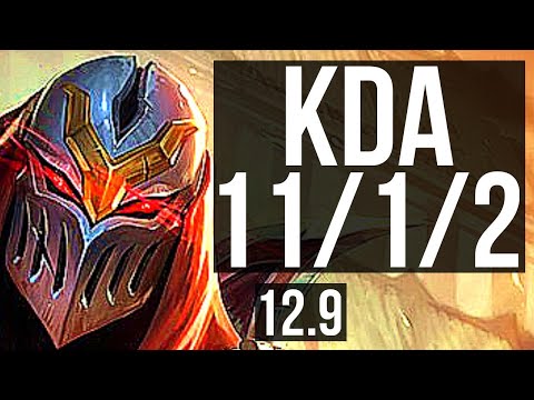 ZED vs SYNDRA (MID) | 3.8M mastery, 11/1/2, 1100+ games, Legendary | EUW Challenger | 12.9