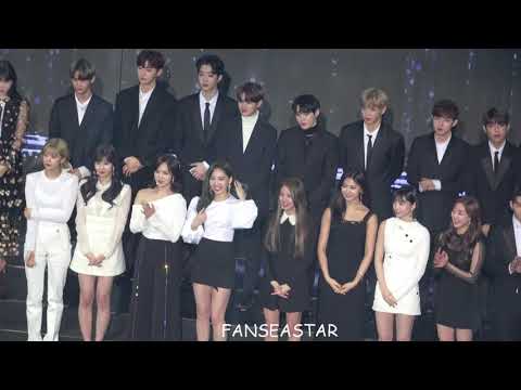4K_워너원(Wanna One), 트와이스(Twice), 아이유(IU), 갓세븐(GOT7), 세븐틴, 뉴이스트 가온 오프닝(Opening) @180214 2018 가온뮤직어워드