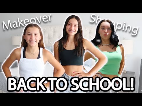 BACK TO SCHOOL MAKEOVERS! PLUS CLOTHING SHOPPING HAUL 2022!