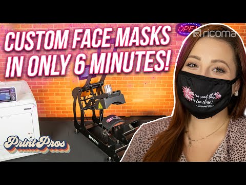 How-To Print Face Masks | Fast & Easy 2-Step Heat Transfer | Print Pros (Ep 3)