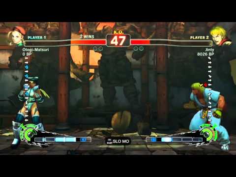 SSF4: Otogi-Matsuri (Cammy) vs Jinty (Ken) Match 1
