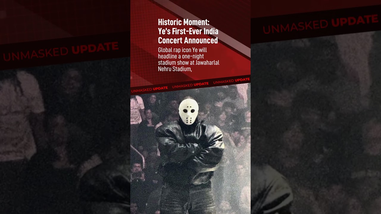Ye Announces First-Ever India Concert at JLN Stadium #YeConcert2026 #NewDelhi #Confirmed