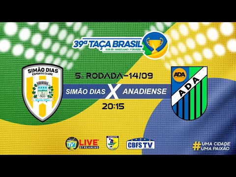 Simão Dias X Anadiense - Taça Brasil Sub-20 Masc. 1ª Divisão #futsal #sergipe