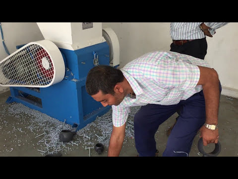 Plastic scrap grinder machine